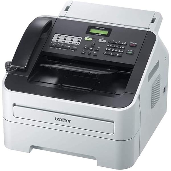 ブラザー工業 brother プリンター A4モノクロレーザー複合機 JUSTIO 20PPM/FAX/ADF/受話器 FAX-2840|スプラウツLLC 店