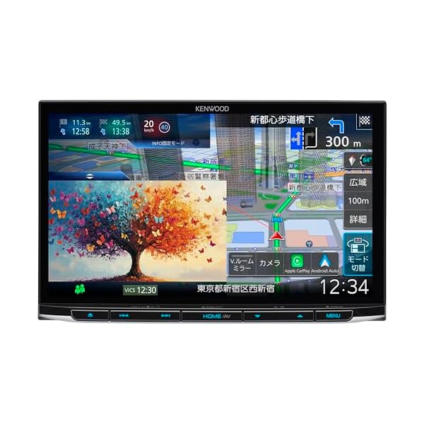 ケンウッド(Kenwood)カーナビ 彩速 HD8インチ MDV-M812L 「Apple CarPlay」「Android Auto」対応 安心の日本製 インダッシュモデル｜スプラウツLLC　店
