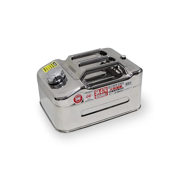 メルテック(meltec) ガソリン携行缶 10L 消防法適合品 KHK UN [ステンレス] 鋼鈑厚み:0.8mm Meltec SK-674｜スプラウツLLC　店