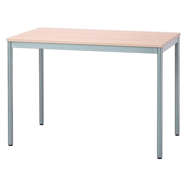 ナカバヤシ テーブル オフィスデスク 100x60cm ナチュラル木目 HEM-1060NM|スプラウツLLC 店