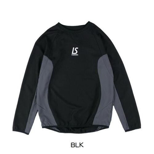 CLUB PARQUE LIGHT CREW TOP ルース ルースイソンブラ LUZ LUZeSOMBRA ルース・イ・ソンブラ ジュニア 子供 Jr トップス トップ クルー ネック ロング ロンT 長袖 ジャージ ライト サッカー フットサル トレーニング スポーツ BLK GRN 140 150 160 L2231050
