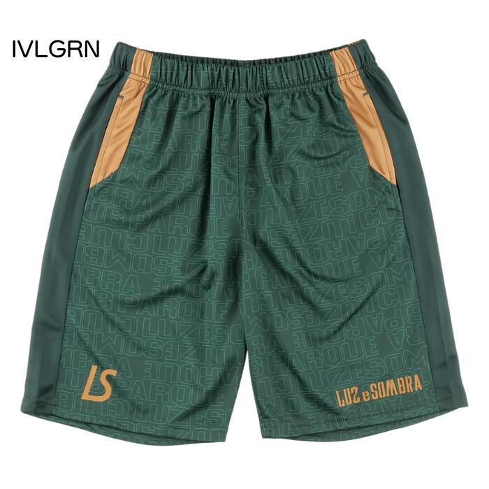 CP PRA-PANTS ルース ルースイソンブラ LUZ LUZeSOMBRA ルース・イ・ソンブラ ジュニア Jr 子供 CLUB PARQUE PRA PANTS パンツ プラクティスパンツ ショートパンツ 短パン スポーツ フットサル サッカー トレーニング プラクティス プラパン BLK GRN 140-160 L2241002