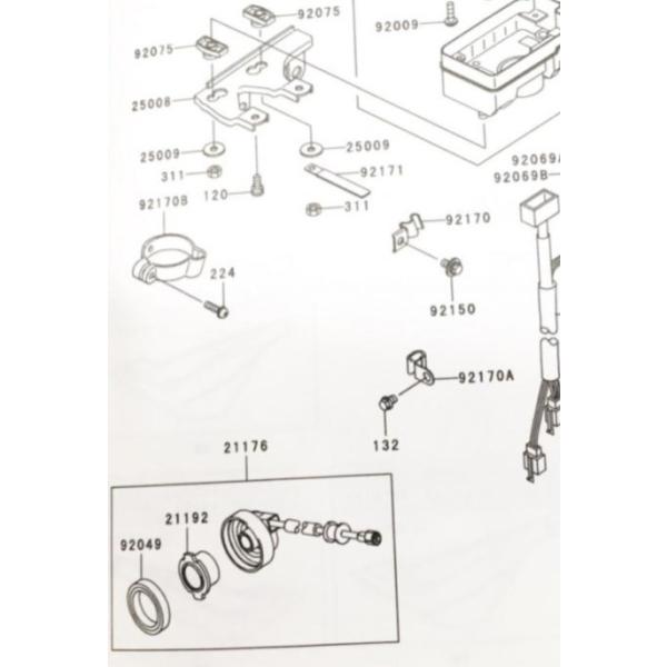 楽天市場】XJR1300(RP01J) スピードセンサー 図中(27番) 4YR
