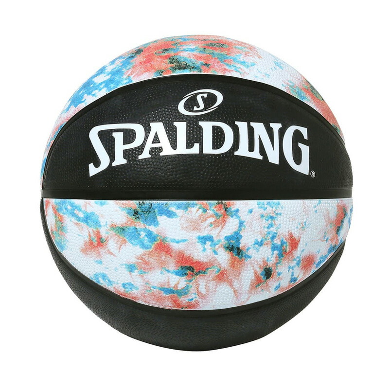 SPALDING 　バスケットボール　タイダイ 女性用 グラフィック バスケットボール 6号 スパイラルダイ