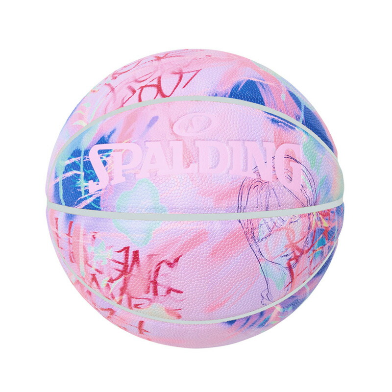 77-517J 藍にいな プレイ コンポジット 7号球 | 正規品 SPALDING スポルディング バスケットボール バスケ 7号 皮 革 人工皮革 屋内 室内