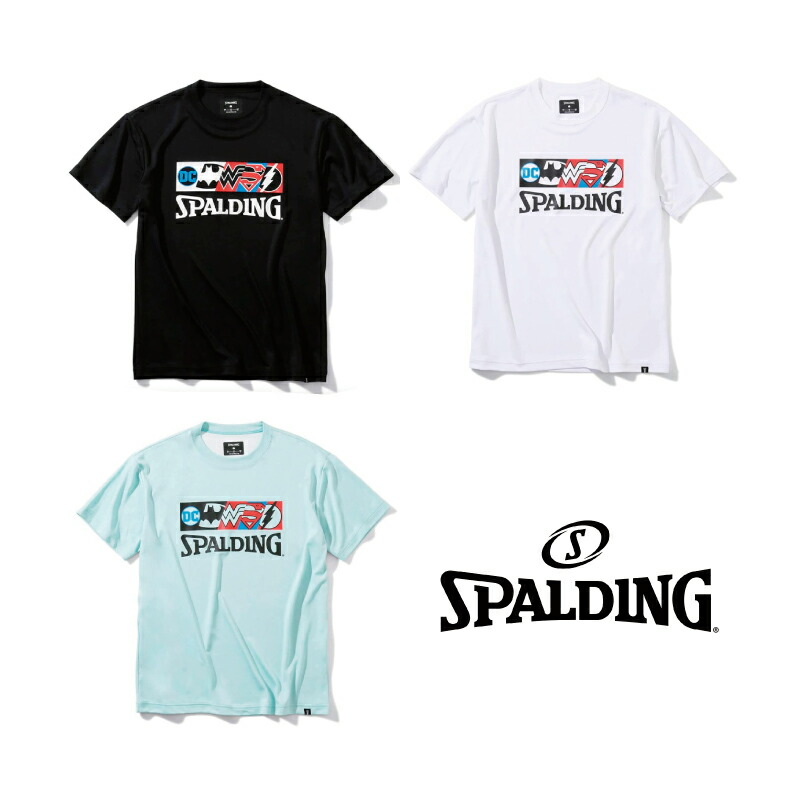 Smt0460 バスケットボールウェア Tシャツ ジャスティスリーグ キャラクターズ バットマン ワンダーウーマン スーパーマン フラッシュ 正規品 Spalding ユニセックス メンズ バスケットボール 練習着 おしゃれ オシャレ バスケ 限定タイムセール レディース