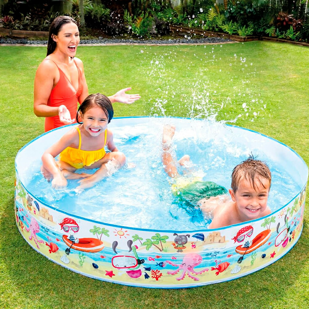 楽天市場】プール ファンアットザビーチスナップセットプール 152×25cm