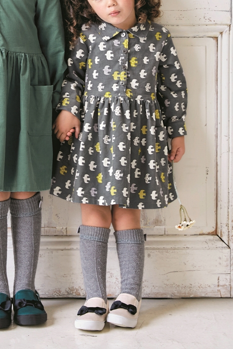 楽天市場 型紙 子供 服 ギャザーワンピース 70 130サイズ 女児 女の子用 型紙と作り方 Fabric Bird
