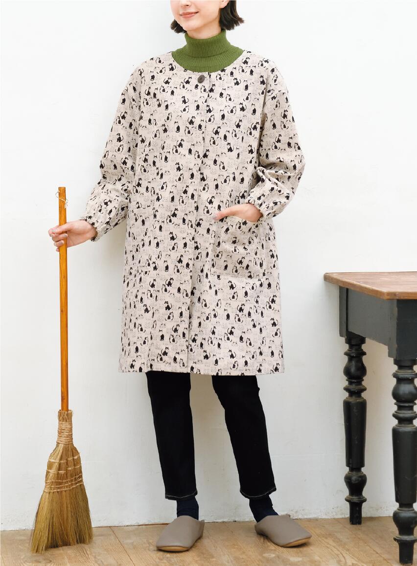 楽天市場】前あきの洋風割烹着 型紙 S M L LLサイズ【ブティック社