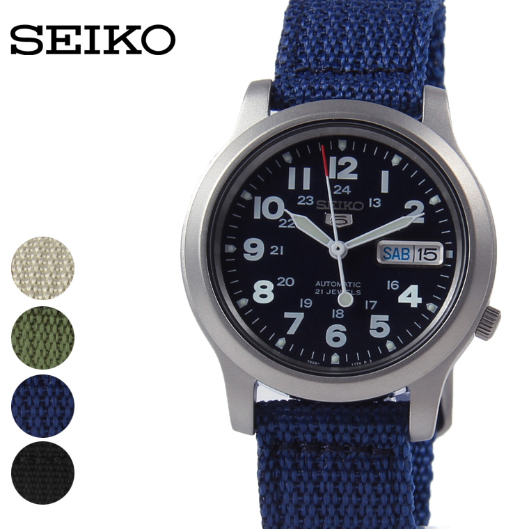 【楽天市場】腕時計 ユニセックス 日本製 SEIKO5 オートマチック 腕時計 AUTOMATIC セイコーファイブ ミリタリーウォッチ
