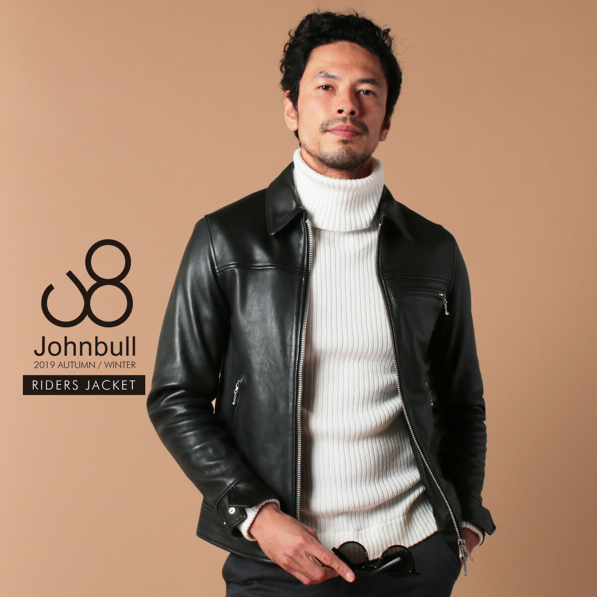 楽天市場 シングルライダースジャケット メンズ 秋 冬 ラムレザー 襟 付き ライダース ジャケット Johnbull ジョンブル ブラック ブラウン 本革 ライダース ジャケット 革ジャン 着回し トレンド Sputnicks スプートニクス