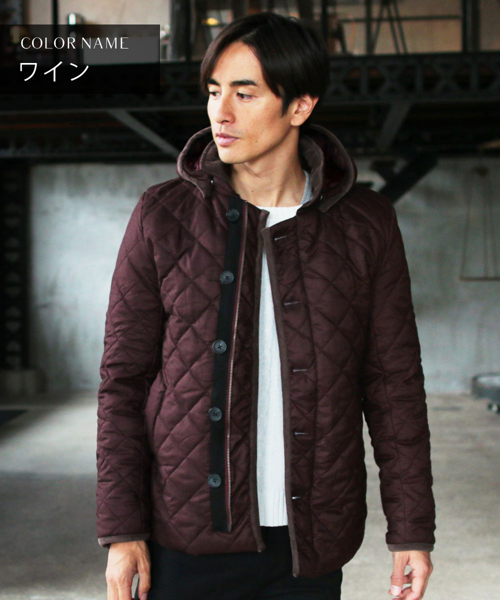 メンズ M キルティング キルティングコート M Xl 中綿ジャケット L M3シンサレート S 高機能中綿素材 キルティングジャケット ジャケット S Xl 撥水 取り外し フード メンズファッション ビジネス アウター Bargain Sputnicks スプートニクス 大人のライフ