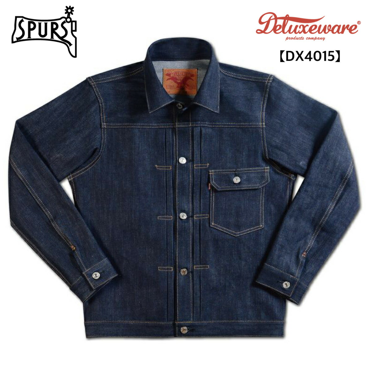 1st　GDC デニムジャケット ストーンウォッシュ 絶妙なヴィンテージ加工☆ストーンウォッシュ 2ndタイプ復刻