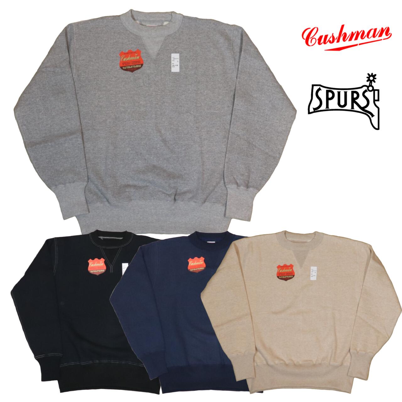 CUSHMAN (クッシュマン) SWEAT SET IN SLEEVE [26901] スウェット 丸胴 両V 旧式吊編機 50s 人気 定番 コットン アメカジ メンズ 日本製 送料無料 13,024円
