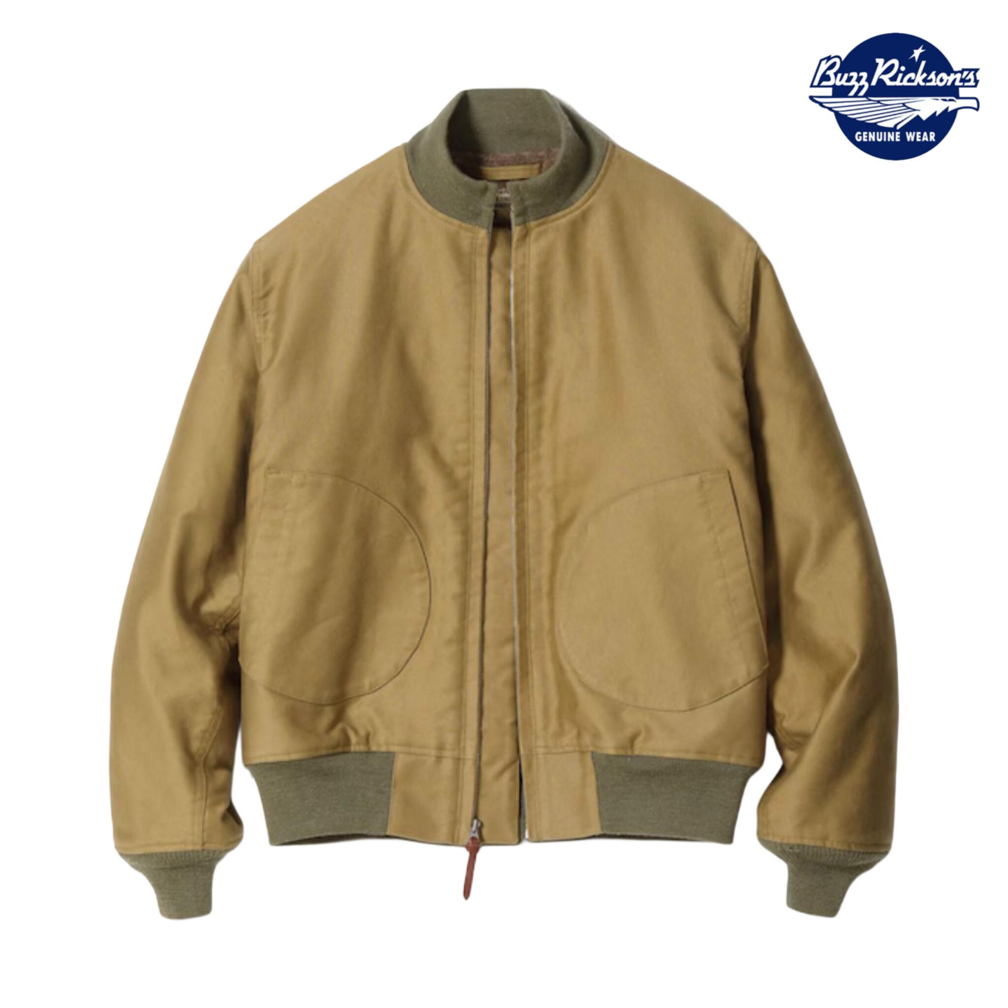 楽天市場】Buzz Rickson's ジップデッキジャケットJType DECK ZIP