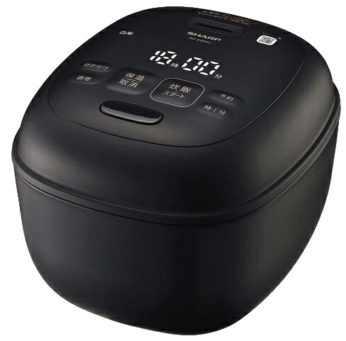 【メーカー在庫限り】 シャープ(SHARP) ジャー炊飯器 KS-CS05J-B (ブラック) 4550556180955 KS-CS05J-W (ホワイト) 4550556185301 自炊を楽しくする、置いて絵になる炊飯器