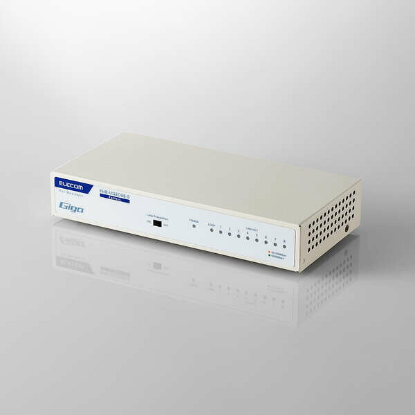 【製造業者店卸し資産区分け】\u003cBR\u003eエレコム(ELECOM)  \u003cBR\u003eEHB-UG2C08-S \u003cBR\u003e法人向けｽｲｯﾁﾝｸﾞﾊﾌﾞ ｱﾝﾏﾈｰｼﾞ \u003cBR\u003eGiga 8ﾎﾟｰﾄ ﾒﾀﾙ筐体 ワット数内蔵 \u003cBR\u003e4549550318563