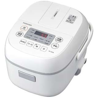 <br>★納期：約1か月予定【メーカー在庫限り】<br>東芝(TOSHIBA) <br>マイコン炊飯器 3合炊き <br>RC-5MFM(W) ホワイト <br>4904550980057