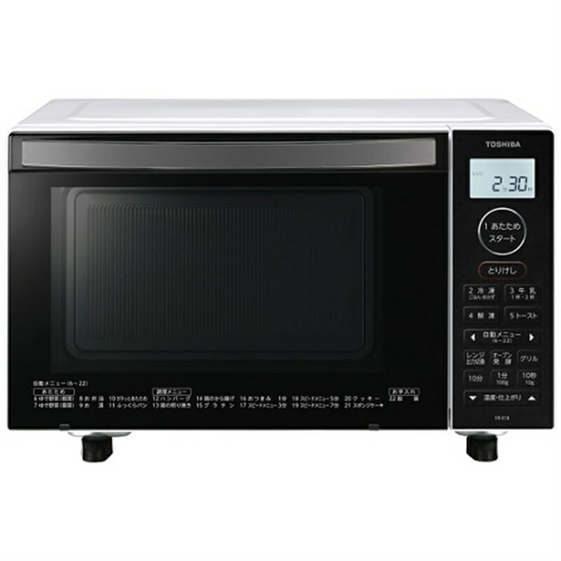 楽天市場】【返品OK!条件付】東芝 18L オーブンレンジ ER-X18-W