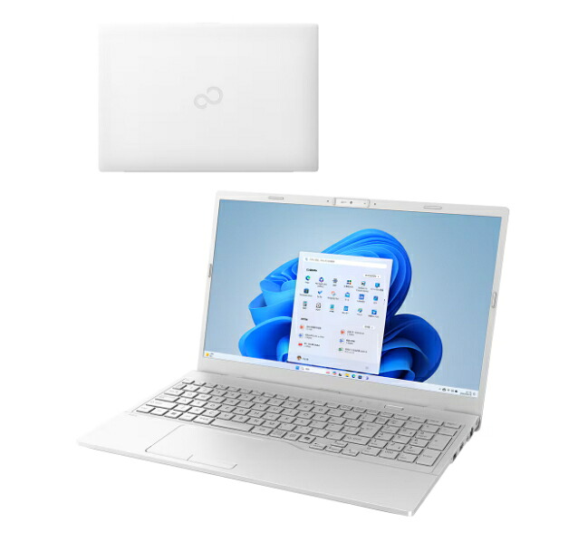 【メーカー在庫限り】富士通FMVWK3E15W 15.6型(1920×1080)Windows 11 Home インテル Core i5-1335U SSD 約512GB Office ソフトウエア|スパート