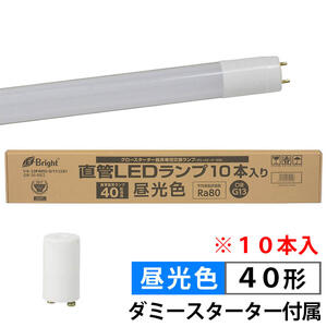 \u003cBR\u003e【製造業者店卸し資産極限点】\u003cBR\u003eオーム電機 06-0922 \u003cBR\u003e直管形LED照明ランプ（40形/2300ルーメン/G13/昼光色/10書架入）\u003cBR\u003eLDF40SS･D/17/23K1 \u003cBR\u003e4971275609228