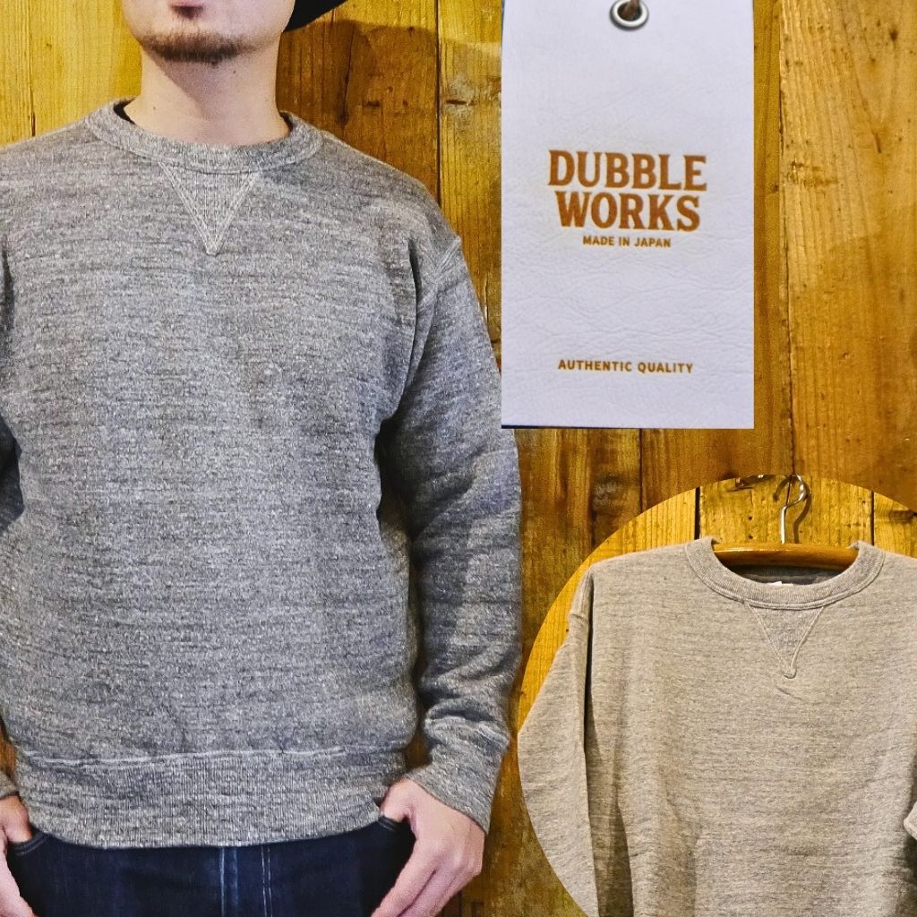 楽天市場】DUBBLE WORKS スウェット 吊り編み トレーナー メンズ
