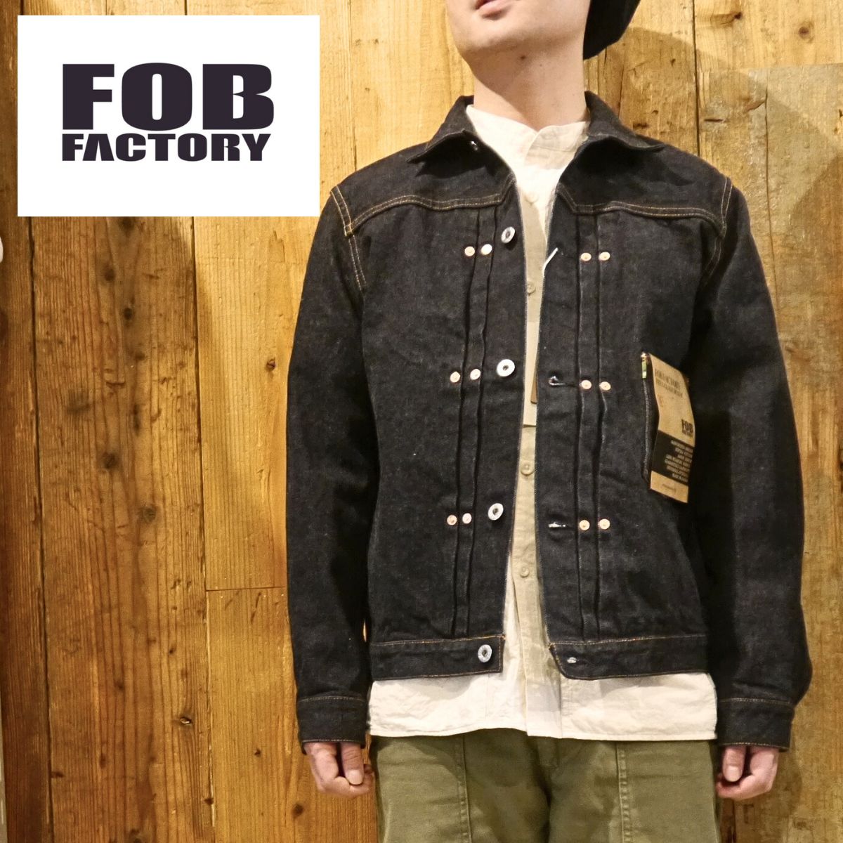 楽天市場】FOBファクトリー ジージャン ファースト デニムジャケット