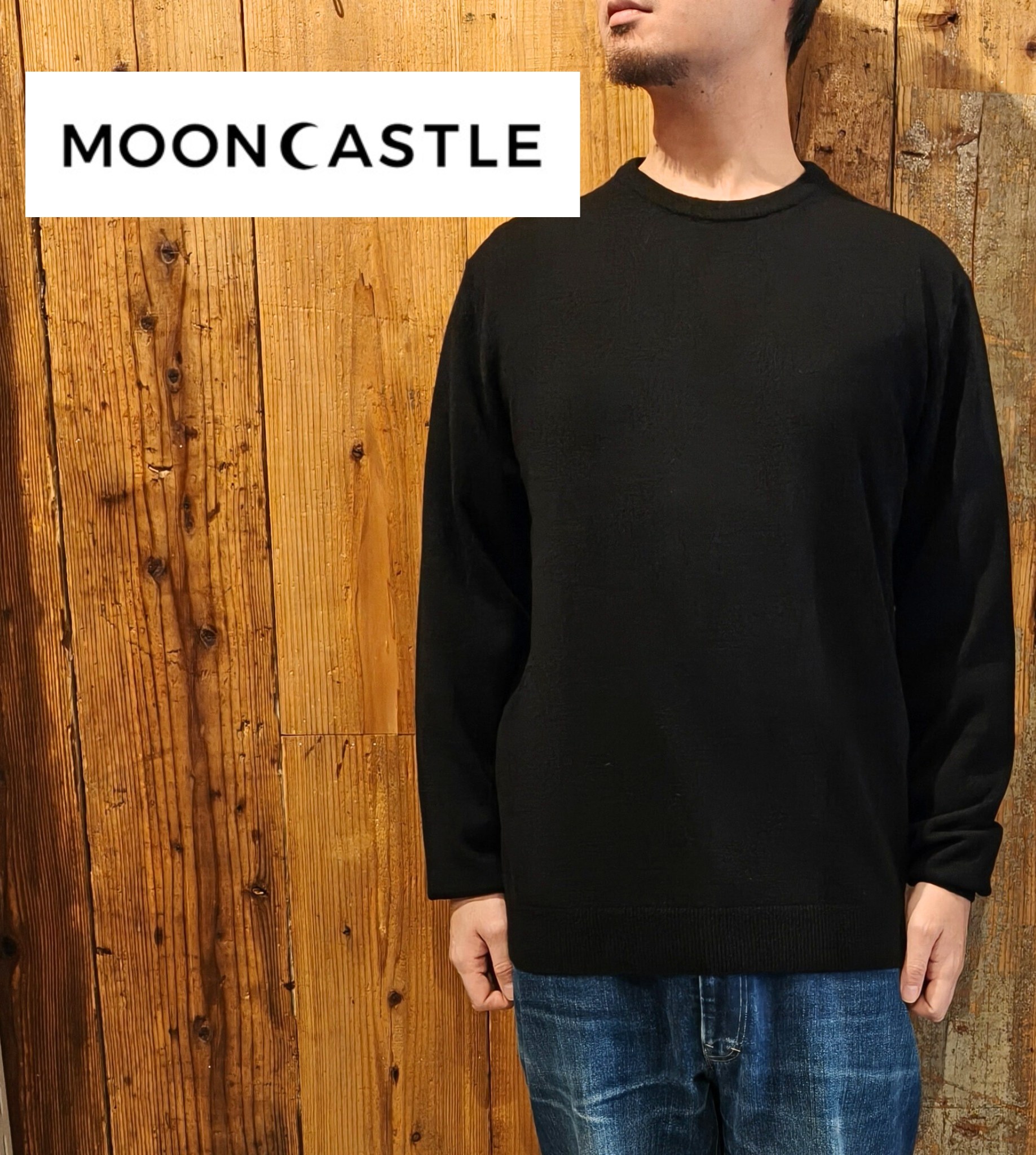 MOONCASTLE カシミヤ ニット カシミヤセーター ムーンキャッスル カシミア 長袖 ニット セーター ドレス フォーマル カジュアル 月城ニット 月城 M2303 メンズ レディース ユニセックス