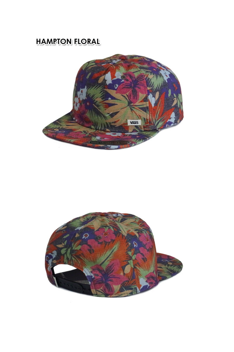 vans floral snapback