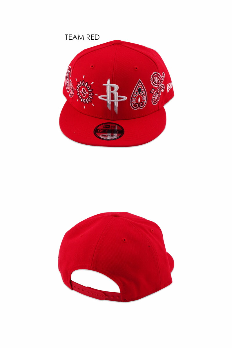 Newera ニューエラ Nba 9fifty Paisley Houston Rockets Team Red ヒューストン ロケッツ チームレッド メンズ レディース 10p05dec15 Butlerchimneys Com