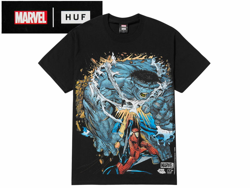 HUF X MARVEL SMASH UP T-SHIRT マーベル コラボ Tシャツ HUF X MARVEL SMASH UP T-SHIRT マーベルコラボ（☆HUF×MARVEL