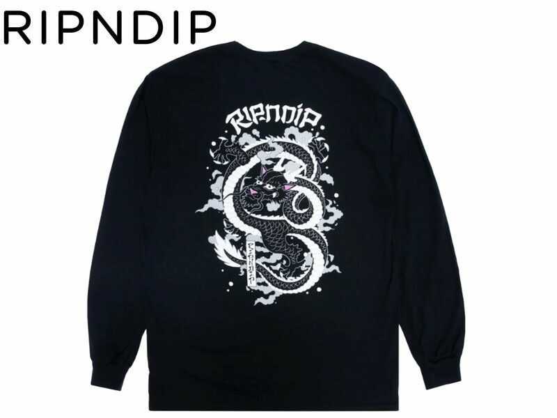 ◆RIPNDIP◆TRAVIS ロングスリーブ 送料込 楽天市場】リップンディップ RIPNDIP TRAVIS LONG SLEEVE(グレー