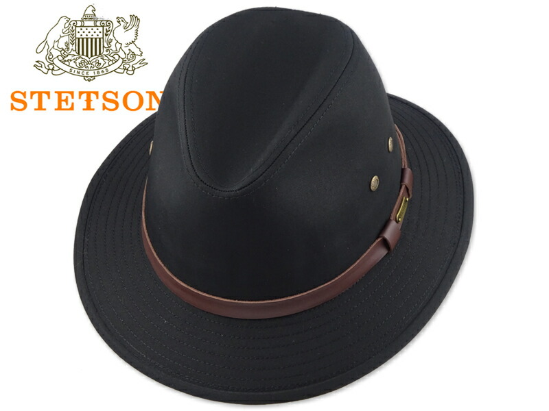 STETSON ステットソン GABLE SAFARI HAT BLACK ゲーブル サファリハット ブラック 21268 [メンズ レディース 高級ハット]