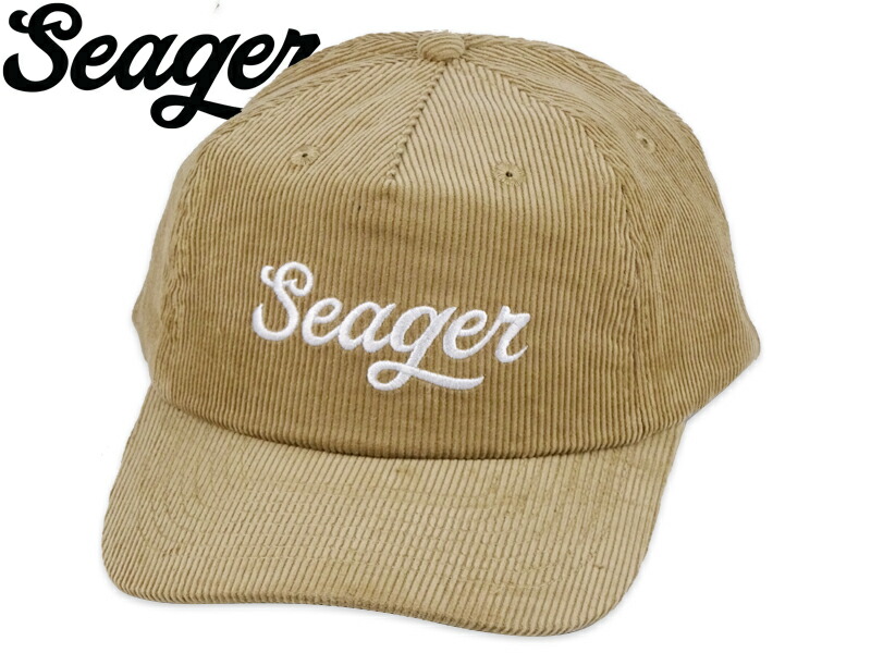 SEAGER シーガー BIG CORDUROY SNAPBACK KHAKI ビッグ コーデュロイ スナップバックキャップ カーキ 22294[カルフォルニ スナップバック]