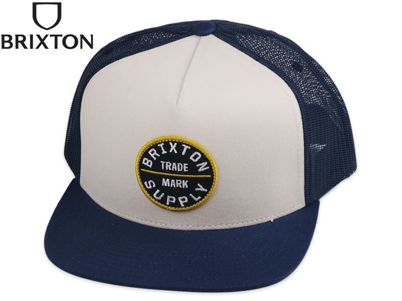 BRIXTON ブリクストン OATH MP TRUCKER CAP MOOD INDIGO/OFF WHITE/MOOD INDIGO メッシュキャップ インディゴ/オフホワイト 22175[メンズ レディース BB CAP]