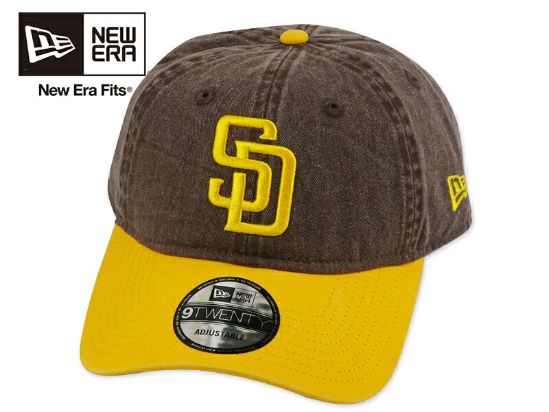 NEWERA ニューエラ 9TWENTY SELECT CAP 25LIMITED SAN DIEGO PADRES BROWN/GOLD 920 サンディエゴ パドレス ミント 22476 [メンズ レディース]