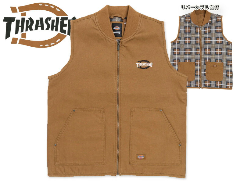 楽天市場】Dickies Skateboarding Vest ディッキーズ×スピットファイア