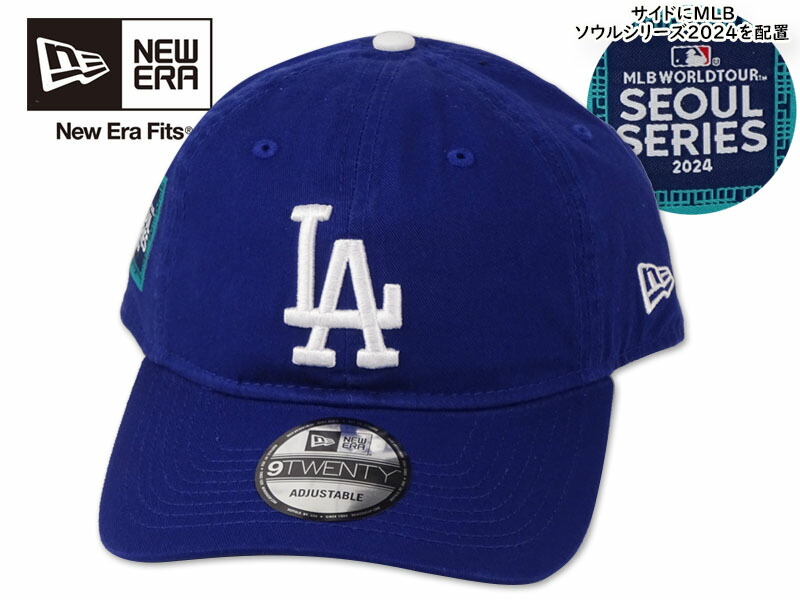 NEWERA ニューエラ 9TWENTY LOS ANGELES DODGERS 920 MLB SEOUL SERIES ROYAL/WHITE ロスエンゼルス ドジャース ソウルシリーズ ロイヤル/ホワイト 21743 [メジャーリーグ 大リーグ MAJORLEAGUE メンズ レディース]