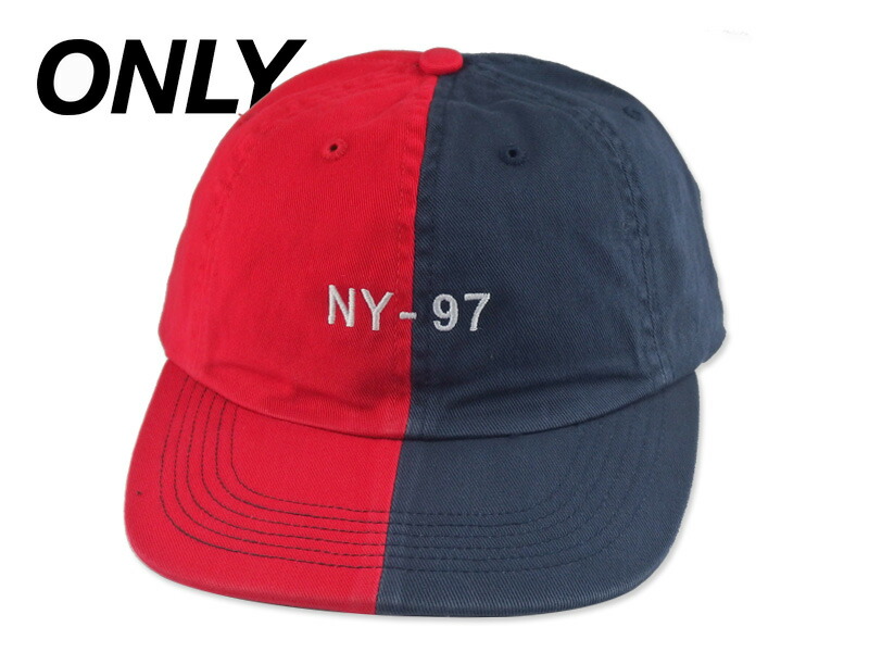 navy blue and red polo hat