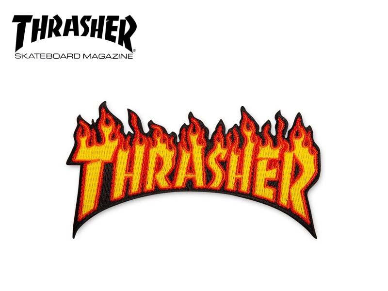 楽天市場 Thrasher スラッシャー Flame Patches フレームロゴ ワッペン スラッシャー ロゴ パッチ 10p07nov15 ストリーム