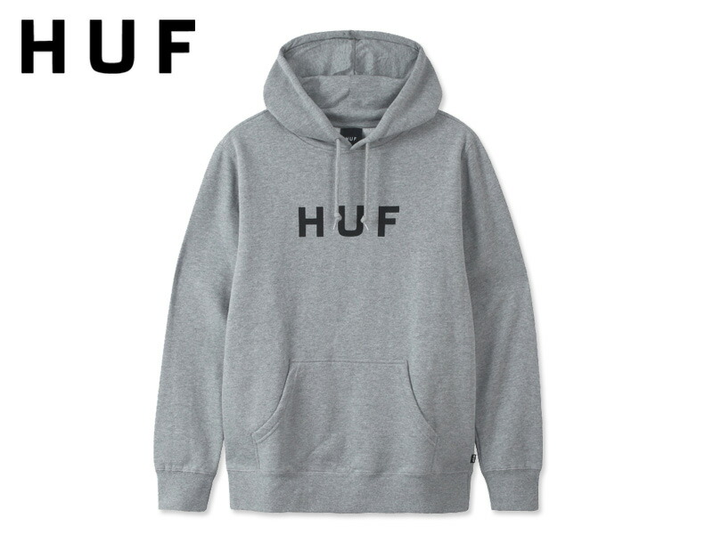 国際ブランド Huf ハフ Og Logo Pullover Hoodie Grey Heather プルオーバーフーディー グレーヘザー 18102 スケボー スケートボード メンズ レディース 超歓迎 Timesofbahrain Com