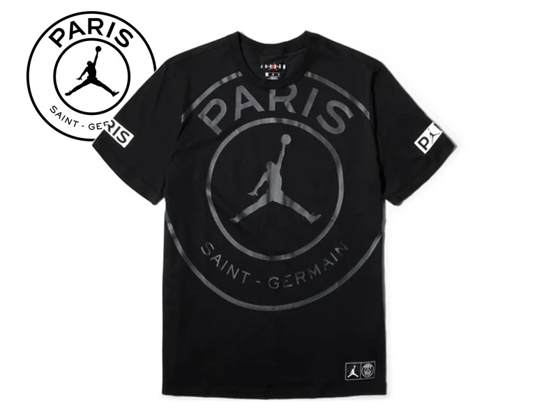 楽天市場 Air Jordan Paris Saint Germain エアジョーダン パリ サンジェルマン Logo Tee Black T Shirts Psg ロゴ Tシャツ ブラック メンズ レディース ナチュラルホワイト 海外 ストリーム