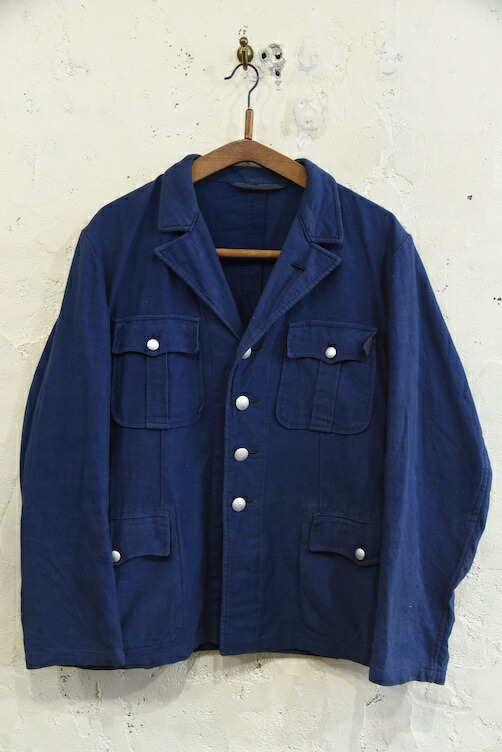 1950's ドイツ軍 モールスキン ラペルドワークジャケット【中古】|SQUAT USED CLOTHING STORE