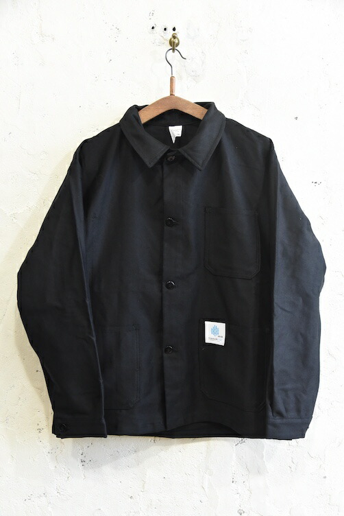 楽天市場】フランス製 ブラックモールスキンワークジャケット DEAD