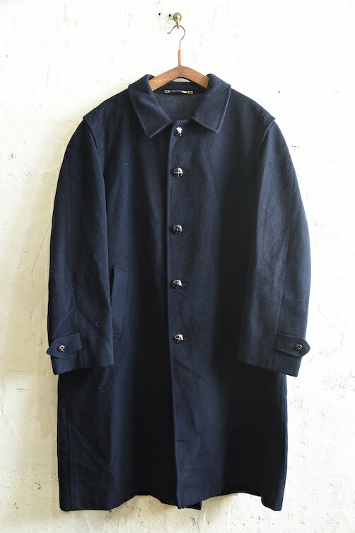 値下げ　古着　　ローデン チェスターコート　イタリア製 VTG/USED) 60s VALSTER LODEN COAT イタリア製 ローデンコート (NAVY