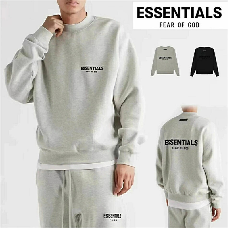 ESSENTIALS エッセンシャルズ パーカー 秋 冬 メンズ レディース 情の籠もった ロゴタイプ パーカー ビッグ大きさ 最新 男女兼用[並行輸入品]
