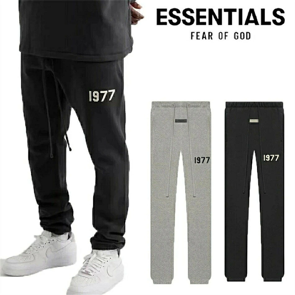 ESSENTIALS エッセンシャルズ ズボン下 1977ロゴタイプズボン下 スウェットパンツ 長ズボン ズボン下 男女兼用 新品