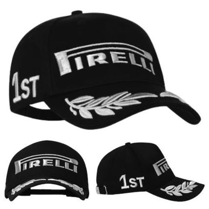 ★送料無料★Pirelli Grand Prix Winners 1st Cap ピレリ ベースボール キャップ 帽子 ブラック｜SUN RISE BEACH