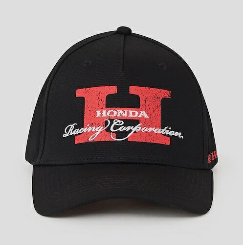 ★送料無料★Honda Racing HRC Baseball Cap ホンダ レーシング ベースボールキャップ 帽子 ブラック｜SUN RISE BEACH