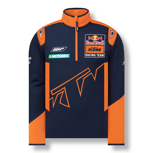 【楽天市場】★送料無料★Red Bull KTM Racing Team Half-Zip Sweater Top Sports Jumper ...